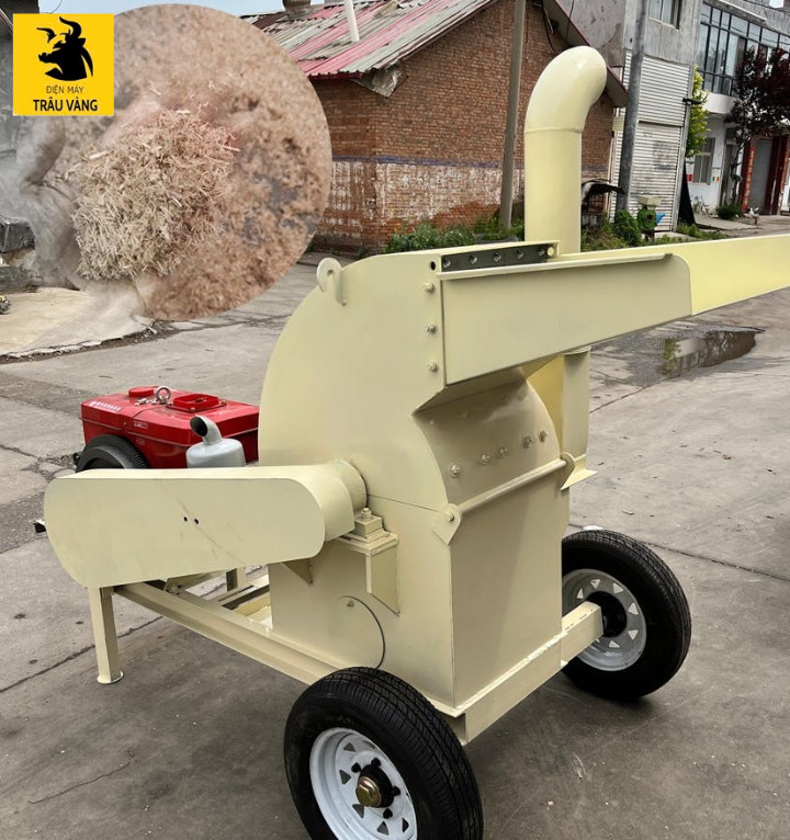 máy băm gỗ mini